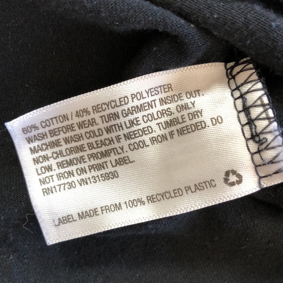 Girls Cat and Jack S black sparkle long sleeve t-shirt - Picture 3 of 3